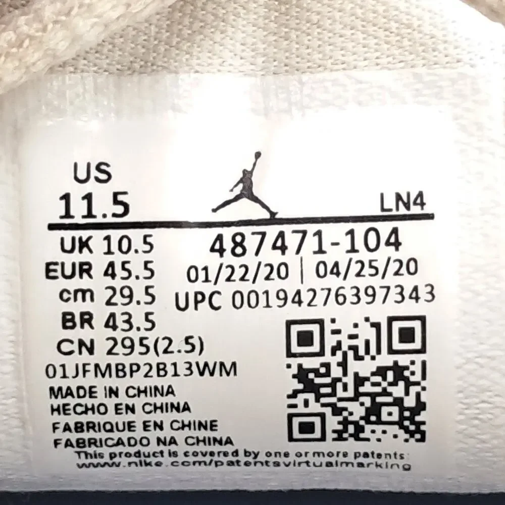Size 11.5 - Jordan 14 Retro White Hyper Royal - 487471-104 - RETAIL $510